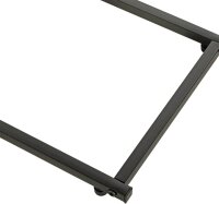 HAKU Möbel Beistelltisch rechteckig MDF-Platte schwarz, eiche 30,0 x 40,0 x 67,0 cm, 1 St.