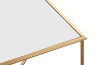 HAKU Möbel Beistelltisch rechteckig Spiegel gold 60,0 x 60,0 x 45,0 cm, 1 St.