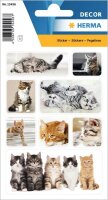 HERMA Aufkleber Katzen, 24 Etiketten