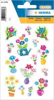 HERMA Aufkleber Blumen, 15 Etiketten