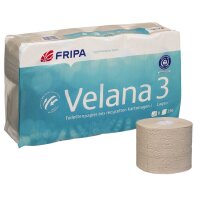 FRIPA Toilettenpapier Velana 3-lagig Recyclingpapier, 8...