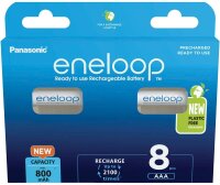 eneloop Akkus Ni-MH Micro AAA 800 mAh, 8 St.