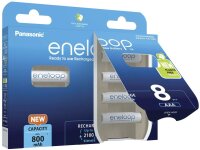 eneloop Akkus Ni-MH Micro AAA 800 mAh, 8 St.
