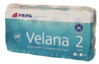 FRIPA Toilettenpapier Velana 2-lagig Recyclingpapier, 8 Rollen