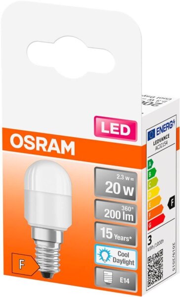 OSRAM Kühlschranklampe Special T26 E14 2,3 W matt, 1 St.