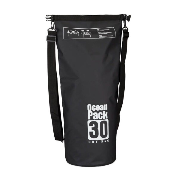 relaxdays Dry Bag Ocean Pack LKW-Plane schwarz 30,0 l  ( 10022785_46 )