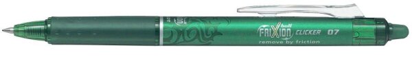 PILOT FRIXION ball CLICKER Tintenroller 0,4 mm, Schreibfarbe: grün, 1 St.