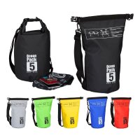 relaxdays Dry Bag Ocean Pack LKW-Plane schwarz 5,0 l