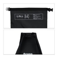 relaxdays Dry Bag Ocean Pack LKW-Plane schwarz 5,0 l