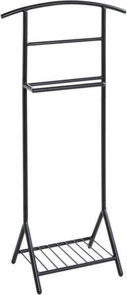 HAKU Möbel Herrendiener 23591 schwarz Metall 45,0 x 101,0 cm, 1 St.