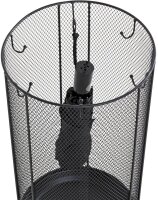 HAKU Möbel Schirmständer 24598 schwarz, Metall