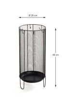 HAKU Möbel Schirmständer 24598 schwarz, Metall
