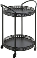 HAKU Möbel Servierwagen schwarz 51,0 x 42,0 x 71,0 cm