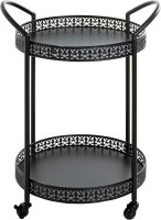 HAKU Möbel Servierwagen schwarz 51,0 x 42,0 x 71,0 cm