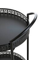 HAKU Möbel Servierwagen schwarz 51,0 x 42,0 x 71,0 cm