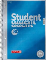 BRUNNEN Collegeblock Premium Student punktraster DIN A4 ohne Rand, 1 Block
