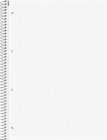 BRUNNEN Collegeblock Premium Student punktraster DIN A4 ohne Rand, 1 Block