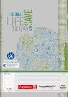 BRUNNEN Hausaufgabenheft Recycling Lineatur SL liniert...