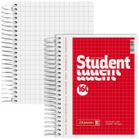 BRUNNEN Collegeblock Student kariert DIN A6 ohne Rand, 1...