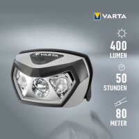 VARTA Outdoor Sports H30R Wireless Pro LED Stirnlampe schwarz, 400 Lumen, 1 St.