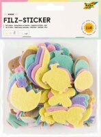 folia Bastelfilz EASTER mehrfarbig 110 St.  ( 5267 )
