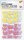 folia Moosgummi Glitter-Sticker BUTTERFLIES gelb, pink, mint, lila 40 St.  ( 23773 )