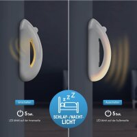 ANSMANN Mini Sensor NL25B LED Nachtlicht weiß 9,0 cm, 1 St.
