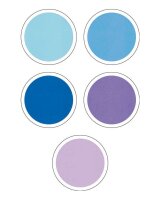folia Moosgummi TON IN TON blau 10 Blatt