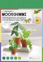 folia Moosgummi TON IN TON grün 10 Blatt