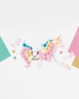 folia Moosgummi MOSAIK GLITTER mehrfarbig 1.596 St.