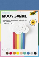 folia Moosgummi BASIC mehrfarbig 10 Blatt