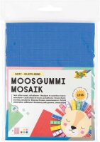 folia Moosgummi MOSAIK BASIC mehrfarbig 1.596 St.