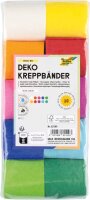 folia Krepppapier Dekobänder farbsortiert 32,0 g/qm...