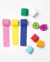 folia Krepppapier Dekobänder farbsortiert 32,0 g/qm...