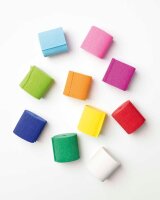 folia Krepppapier Dekobänder farbsortiert 32,0 g/qm 10 Rollen