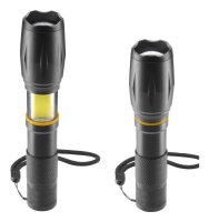 hama W200 LED Taschenlampe schwarz 15,3 cm, bis zu 200...