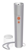 hama FL250 LED Taschenlampe silber 17,5 cm, 1 St.