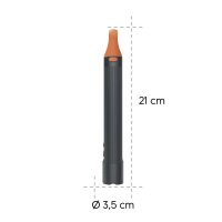 hama FLX1200-C LED Taschenlampe grau 21,0 cm, bis zu 1200 Lumen, 1 St.