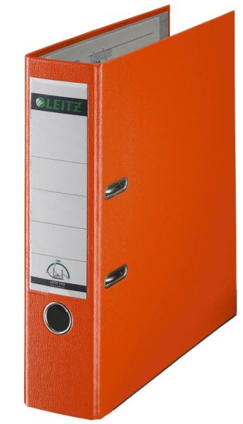 LEITZ 1010 Ordner orange Kunststoff 8,0 cm DIN A4, 1 St.