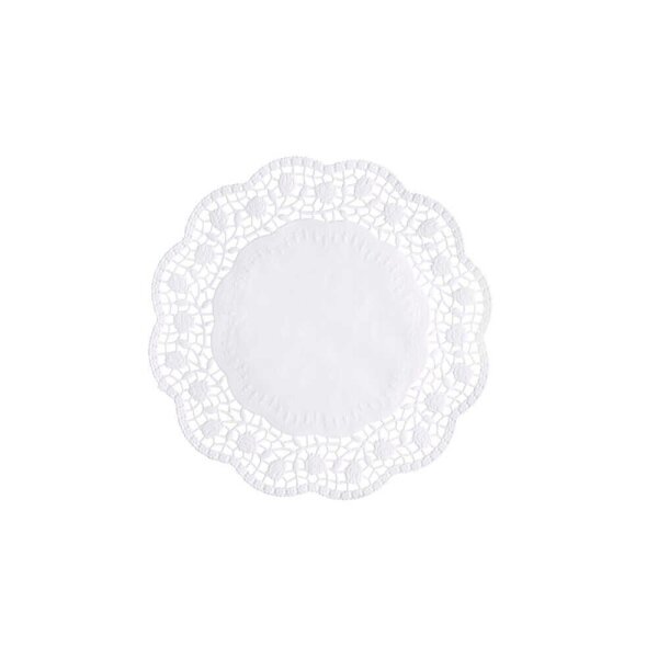 PAPSTAR Tortenspitzen rund weiß Ø 20,0 cm, 100 St.