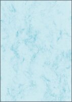 SIGEL Briefpapier Marmor blau DIN A4 200 g/qm 50 St.