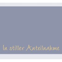 SIGEL Trauerkarten Margerite DS208 DIN lang, 10 St.