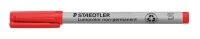 STAEDTLER Lumocolor Folienstifte rot 0,4 mm non-permanent, 10 St.