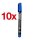 STAEDTLER Lumocolor Folienstifte blau 0,4 mm permanent, 10 St.