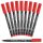 STAEDTLER Lumocolor Folienstifte rot 1,0 mm permanent, 10 St.