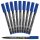 STAEDTLER Lumocolor Folienstifte blau 1,0 mm permanent, 10 St.