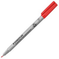 STAEDTLER Lumocolor Folienstifte rot 0,6 mm...