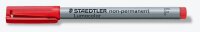 STAEDTLER Lumocolor Folienstifte rot 0,6 mm non-permanent, 10 St.