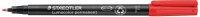STAEDTLER Lumocolor Folienstifte rot 0,6 mm permanent, 10...