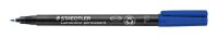 STAEDTLER Lumocolor Folienstifte blau 0,6 mm permanent,...